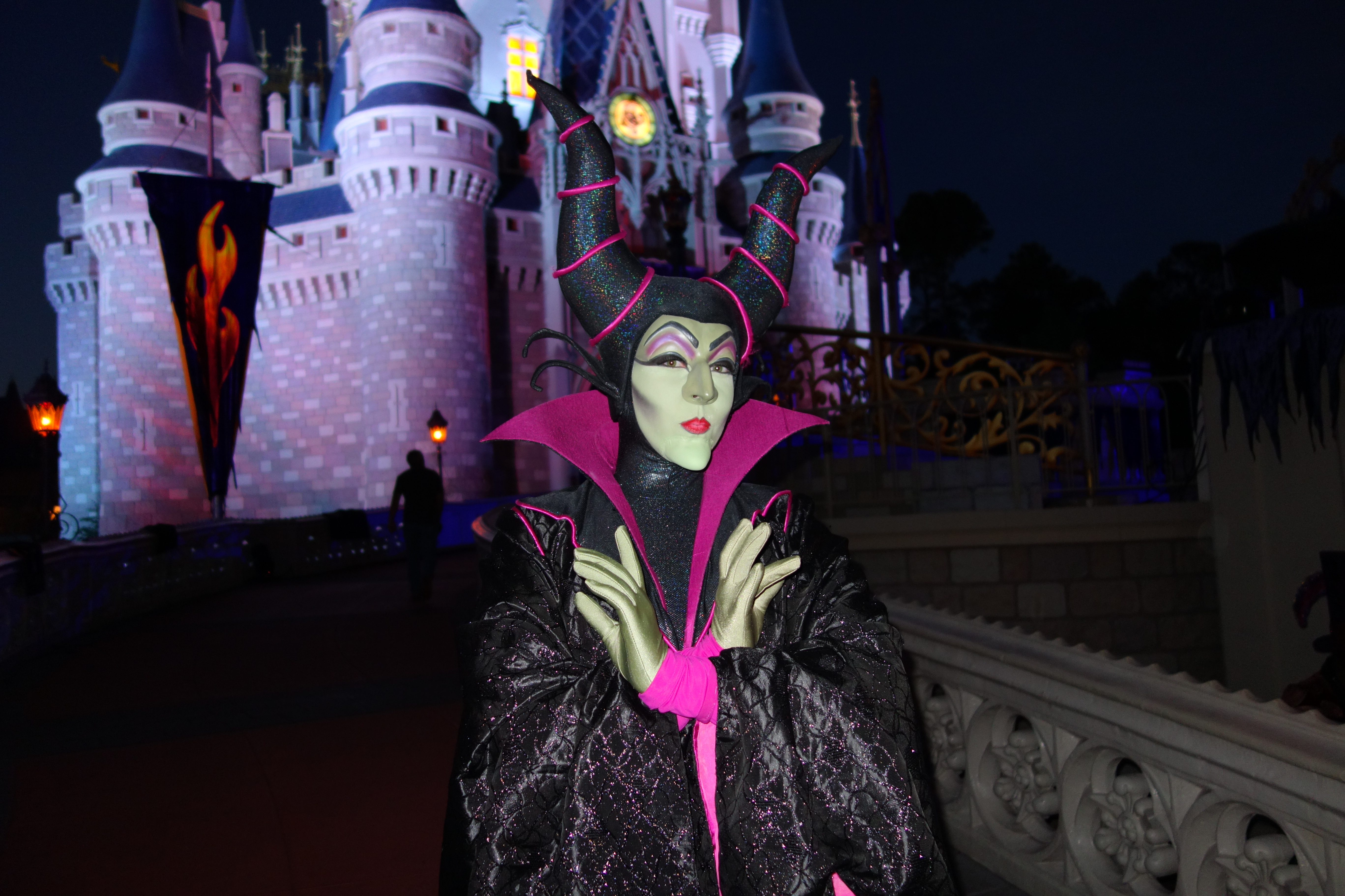 Maleficent at Disney World 
